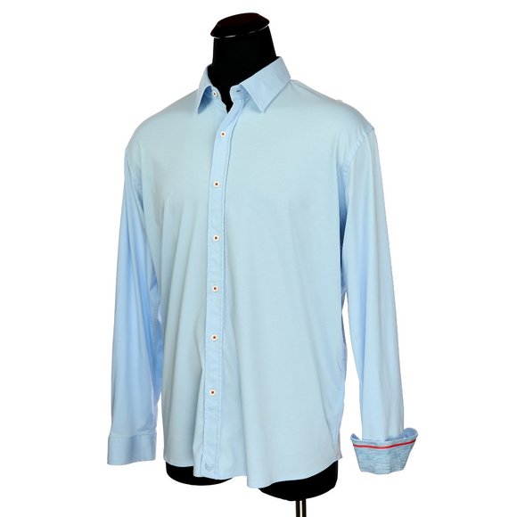 Buttercloth Long Sleeve Shirt Blue Size 2XL - Picture 5 of 9